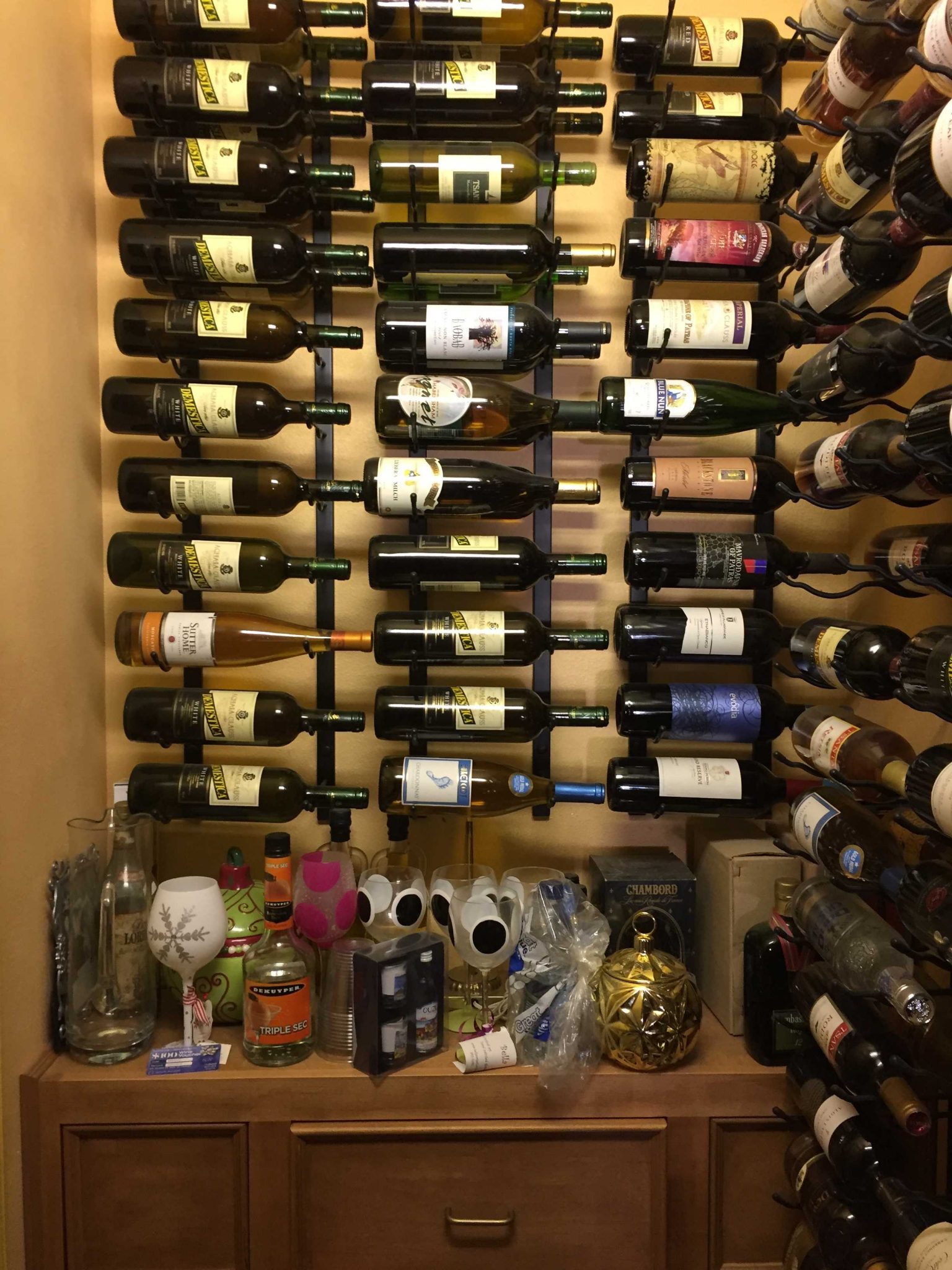 Customized Wooden Wine Racks on Demand Alpha Closets & Murphy Beds