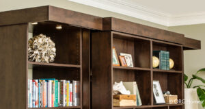 ORG library bed LED lights and crown